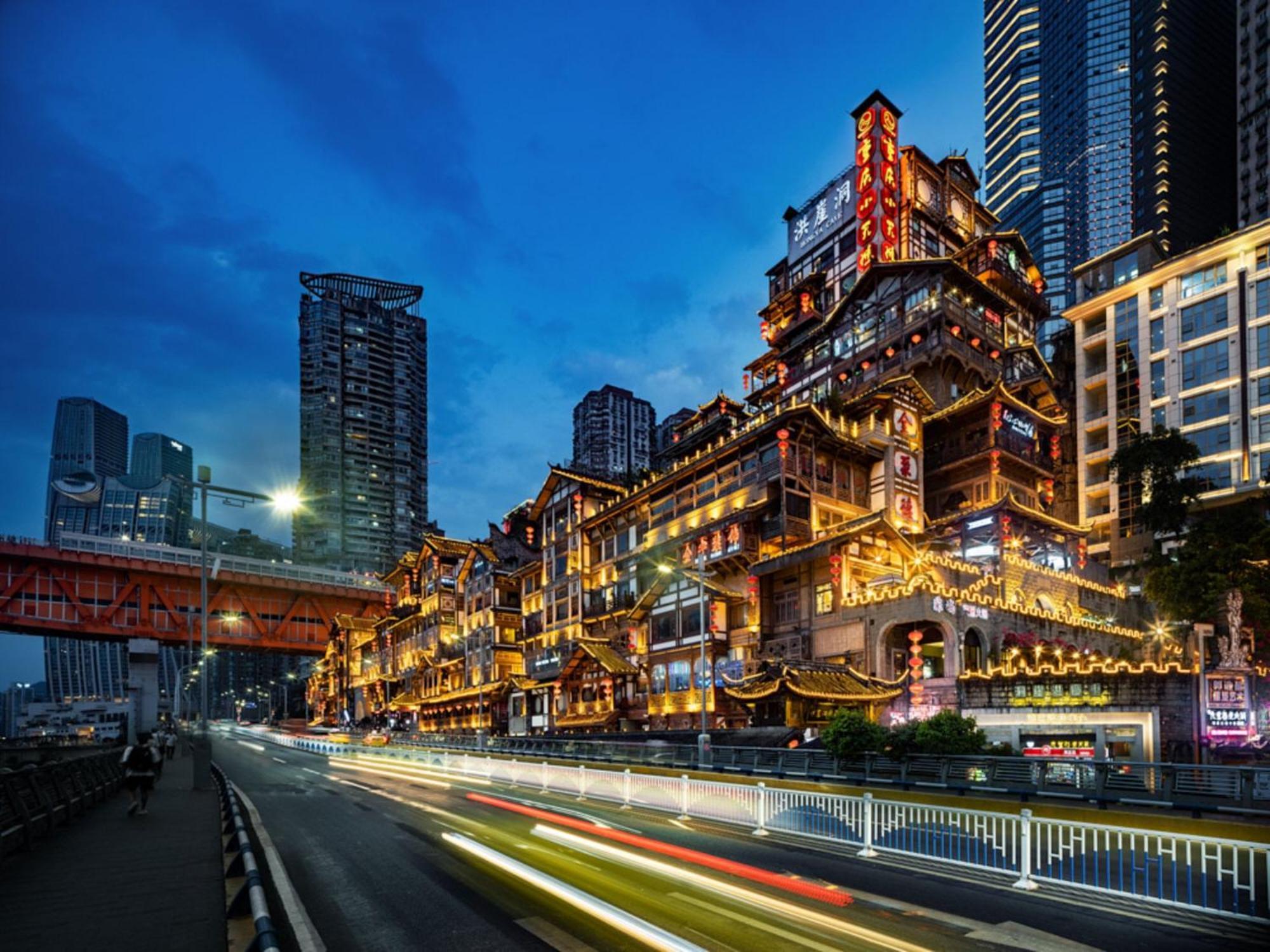 Intercontinental Chongqing Raffles City By Ihg Ngoại thất bức ảnh